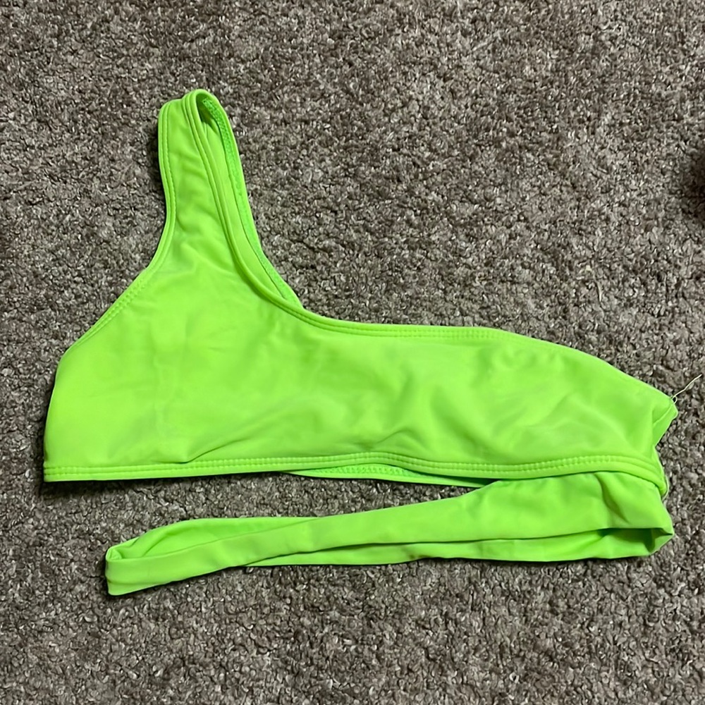 Lime Green Bikini Top